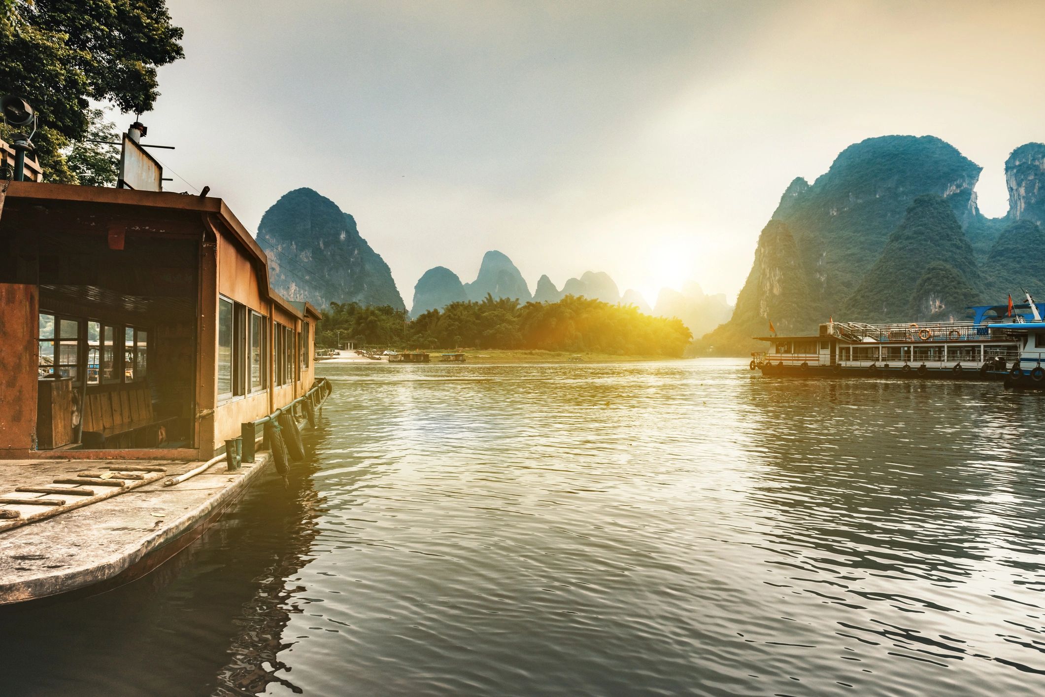 Guilin karst mountains for longer scenic China trips